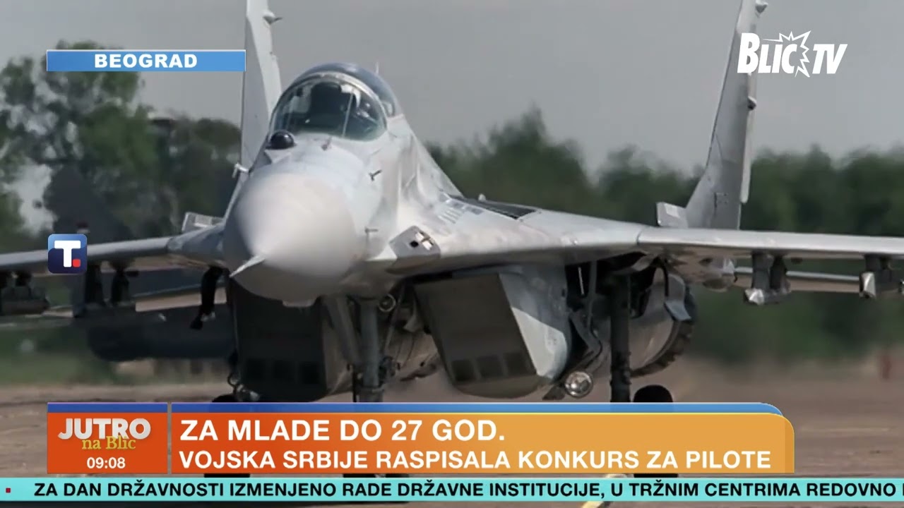 "Letenje je PRAVA PRIVILEGIJA": Vojska Srbije raspisala konkurs za PILOTE DO 27 GODINA | JUTRO