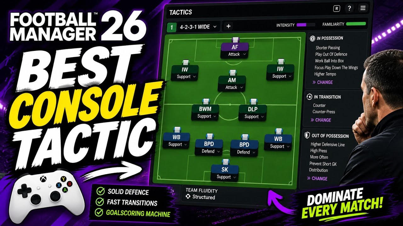 BEST CONSOLE TACTIC EVER! | Top With West Ham Conceded Zero Goals | FM26