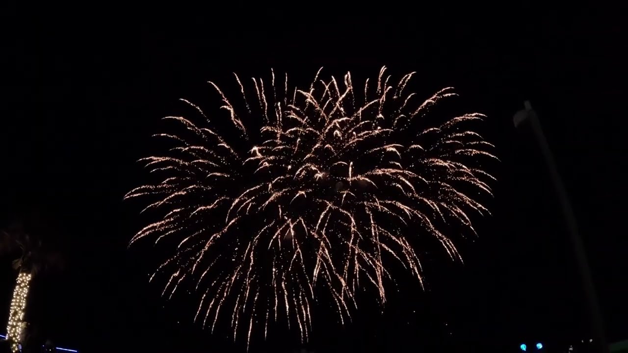 St. Augustine Fireworks New Year's 2025 Full Show