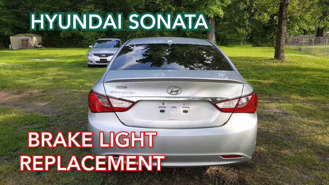 How to change/replace the brake light on a 2013 Hyundai Sonata