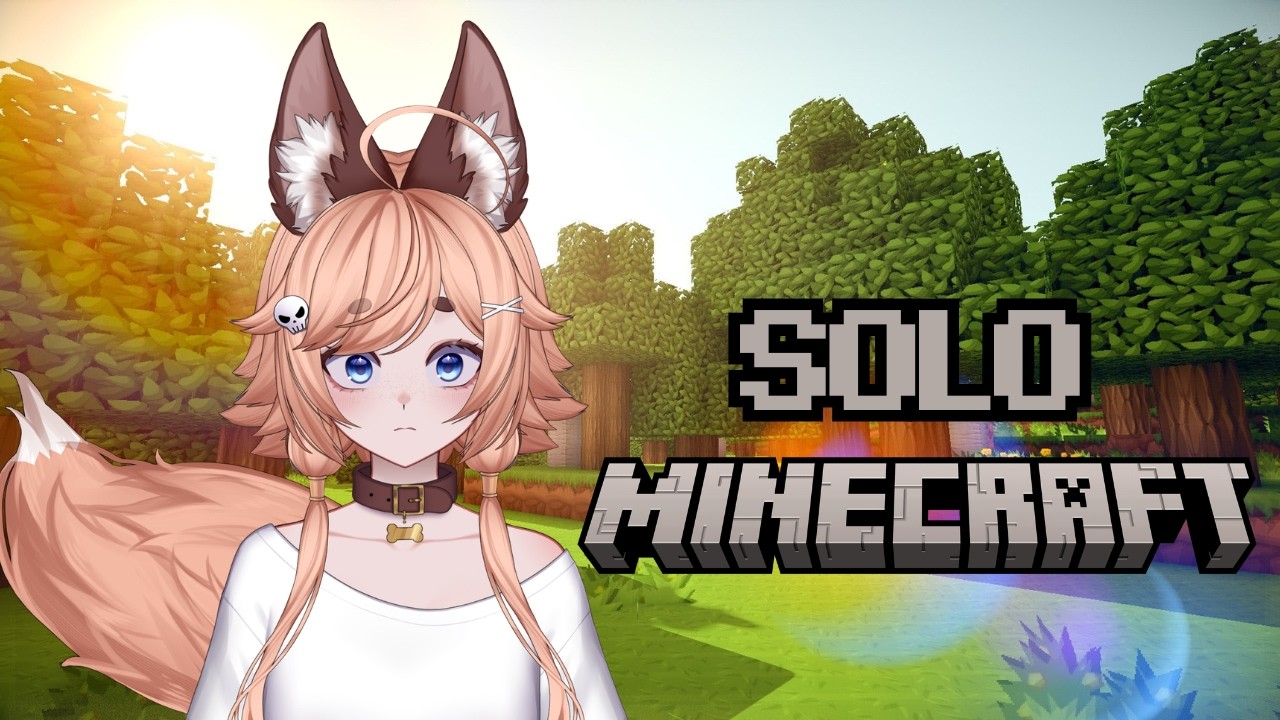 【Minecraft】Solo Minecrafing! This dog wants to learn the art of crafting🐾