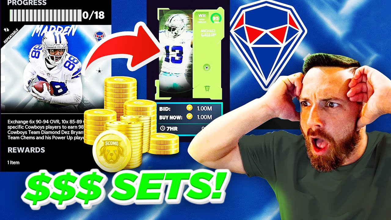 TIME TO CASH IN AND MAKE COINS! 98 OVR TEAM DIAMOND SET TIPS![MADDEN 21]