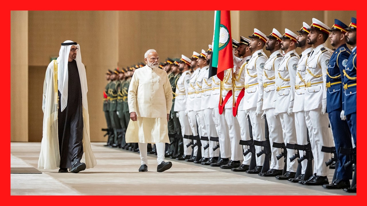 RAW VIDEO: India and UAE Sign Major Defense and Energy Deals During Modi&rsquo;s Gulf Visit
