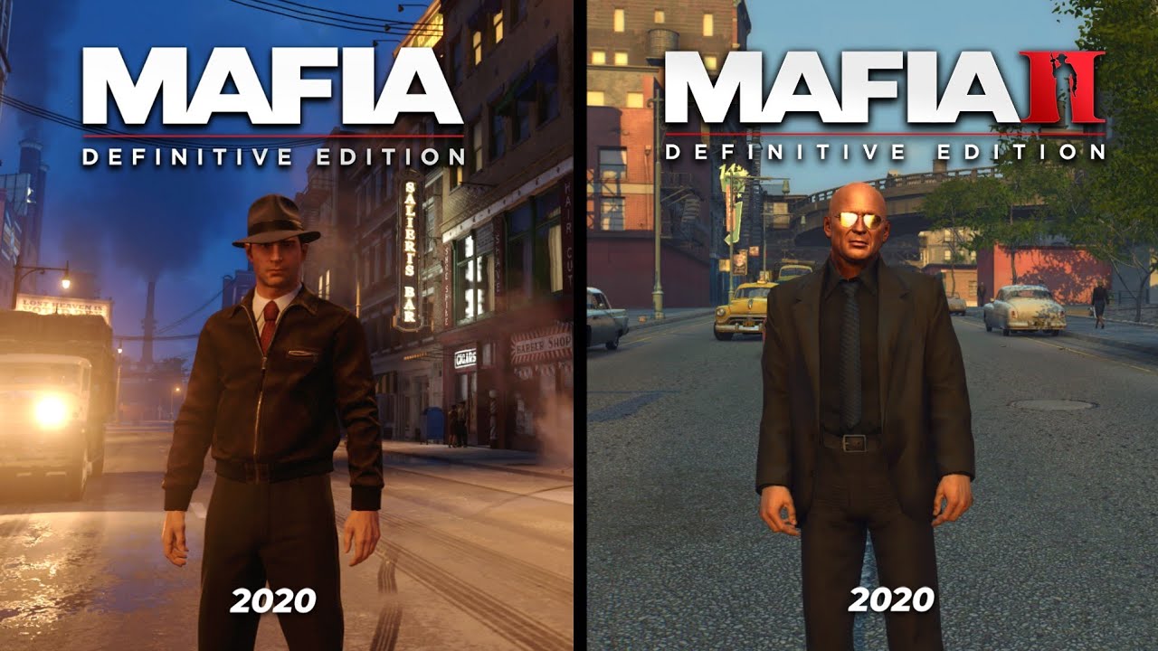 Mafia 1 Definitive Edition vs Mafia 2 - Details and Physics Comparison