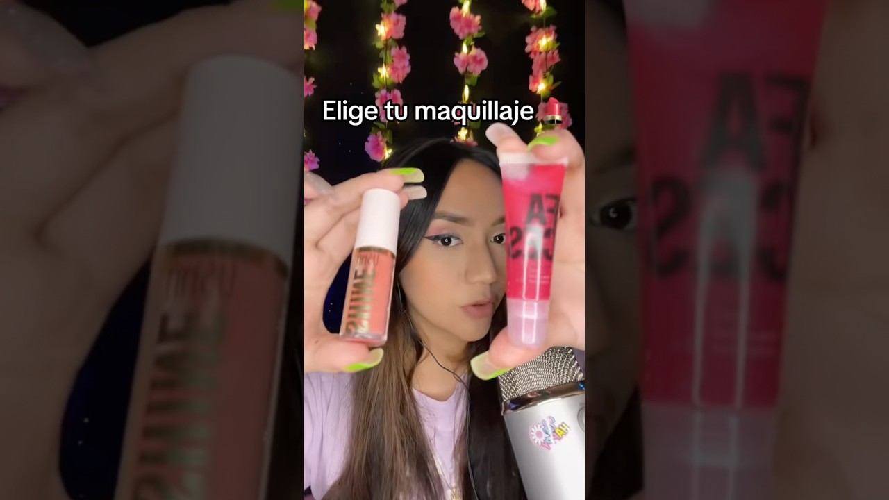 T&uacute; eliges tu maquillaje ASMR 💄💖 #asmr #parati