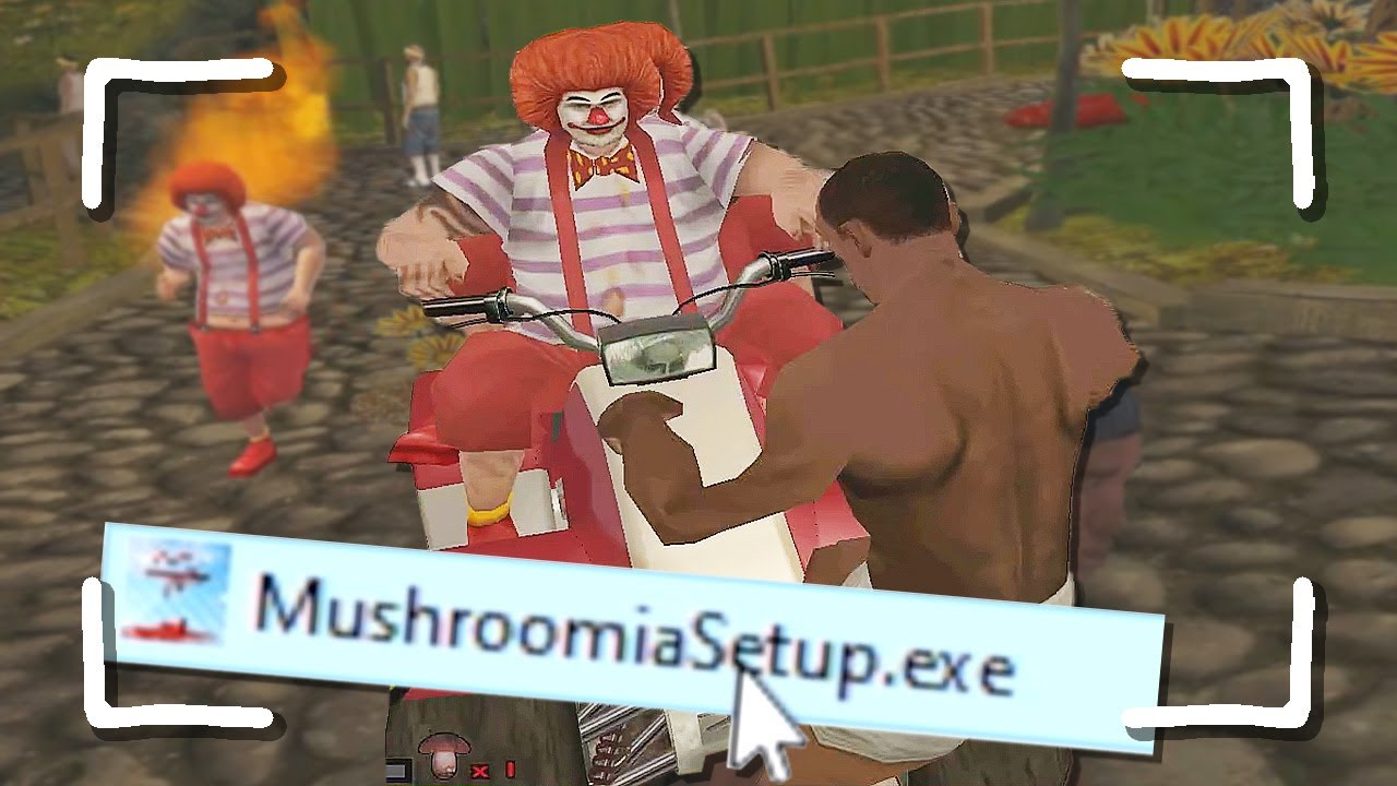 среднестатистические русские моды для GTA такие (GTA Mushroomia)