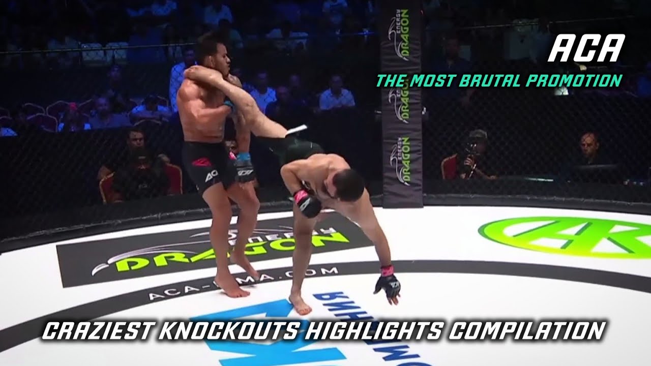 JUST THE CRAZIEST KNOCKOUTS ☢️ ACA Brutal Promotion - Highlights