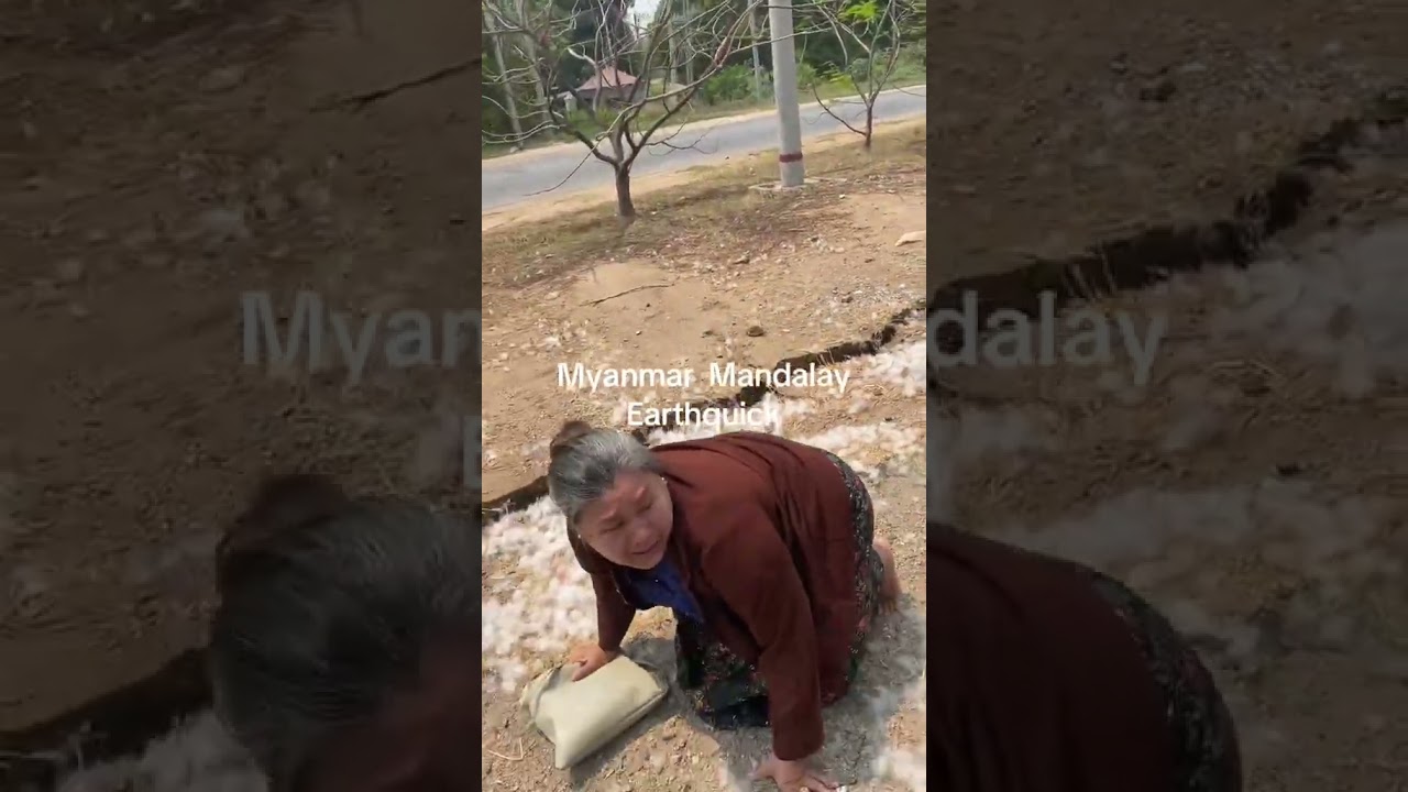 Earthquake Subsides From AH1 Highway, Near Mandalay, Myanmar