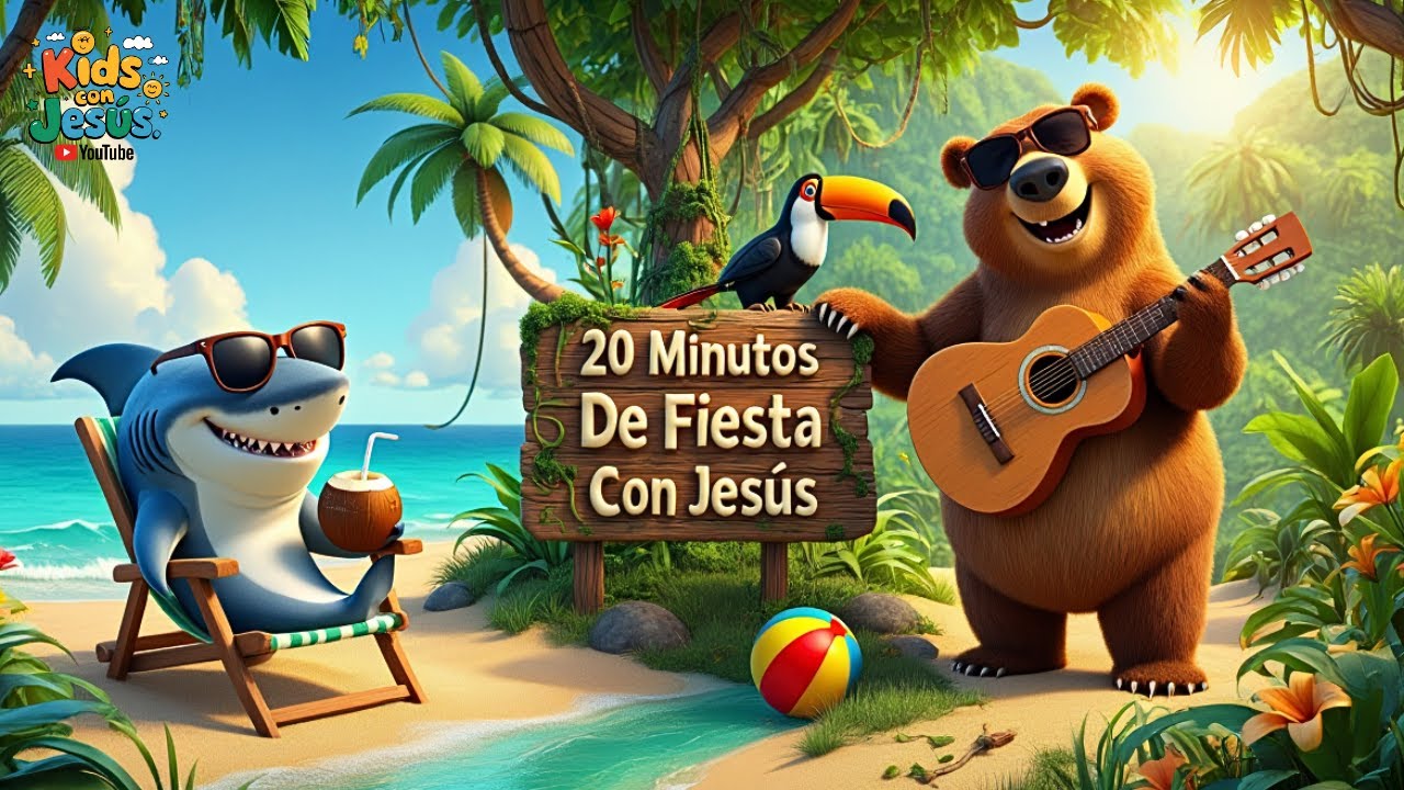 20 Minutos De Fiesta Con Jesús - Música Gospel Infantil