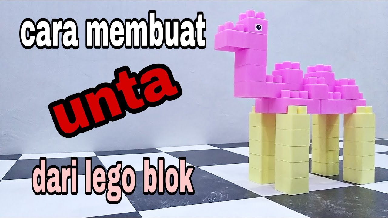 Cara mudah membuat unta dari lego blok // Easy way to make camels from lego blocks