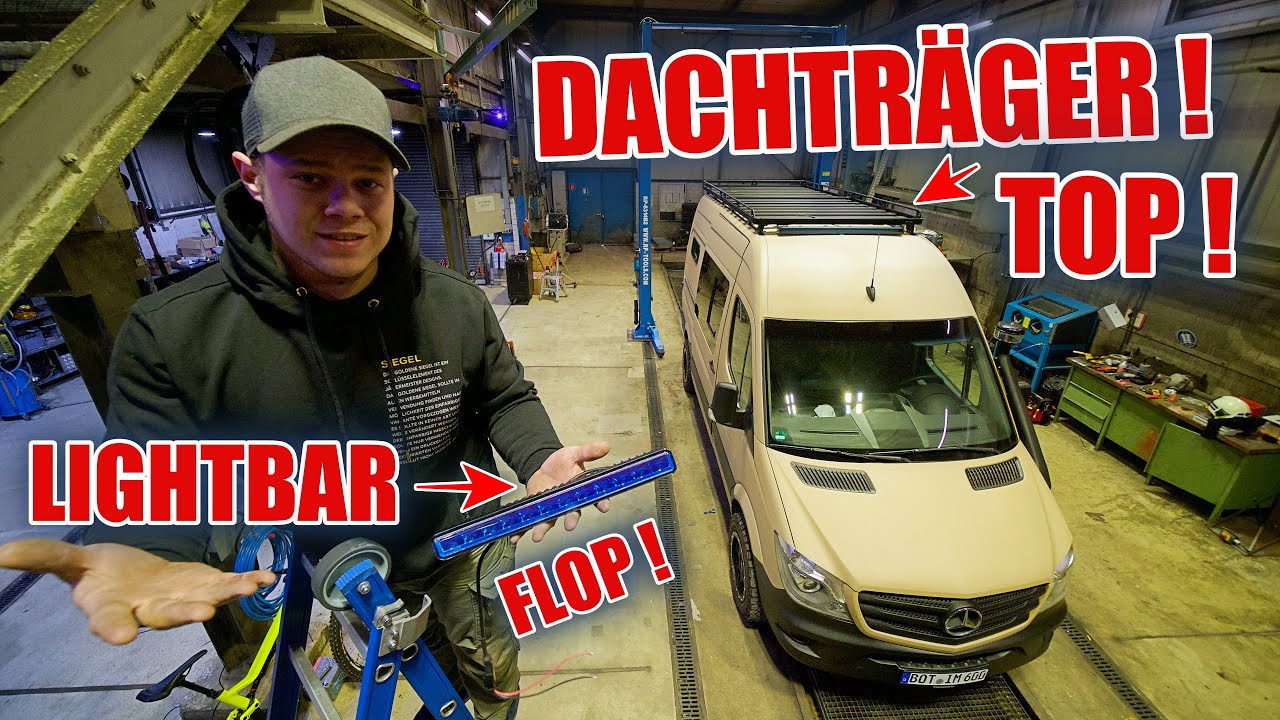 🔥 FETTER DACHTRÄGER FÜR DEN DIY SPRINTER 🔥😁 | #VANLIFE