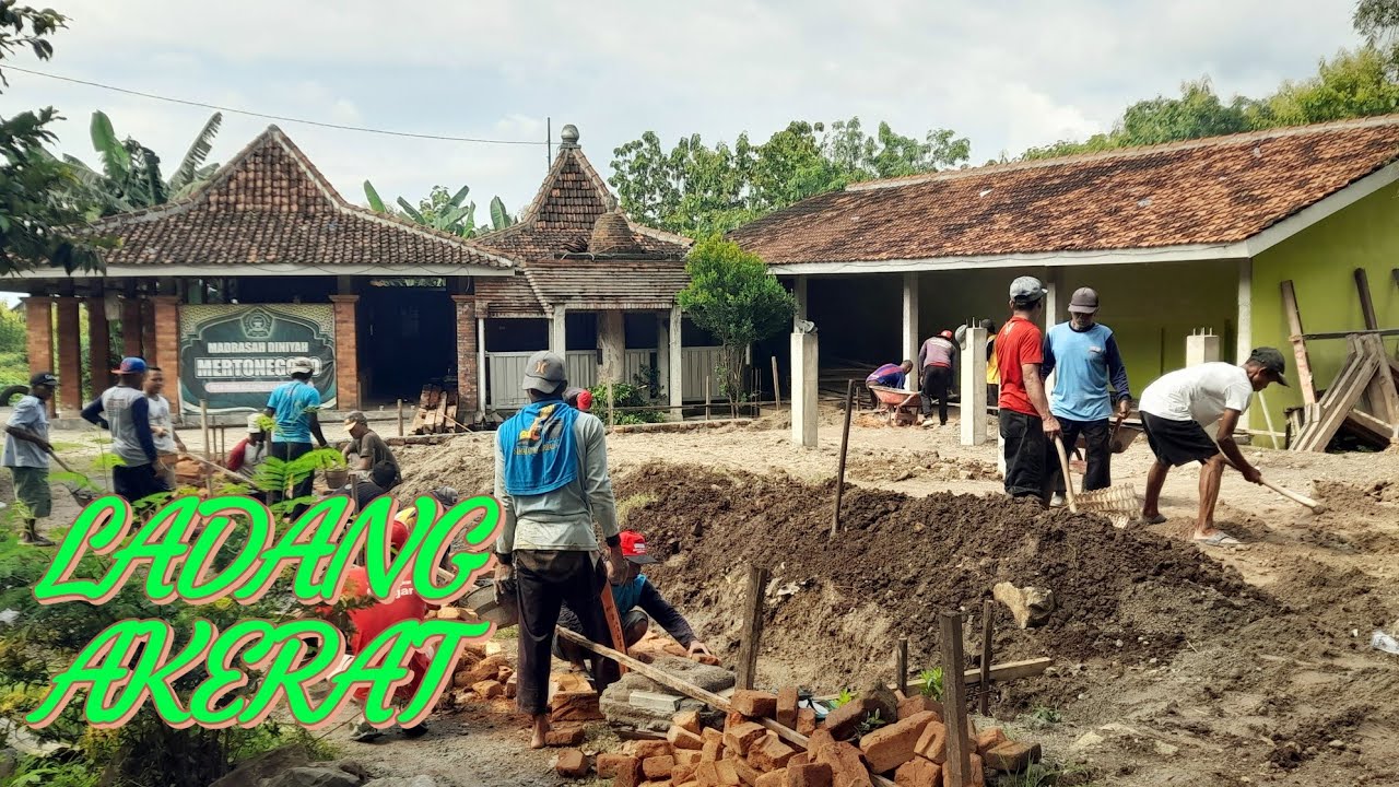 PROSES PASANG PONDASI || PONDOK PESANTREN MADIN MERTONEGORO DS TAJUG /KEC SIMAN/PONOROGO