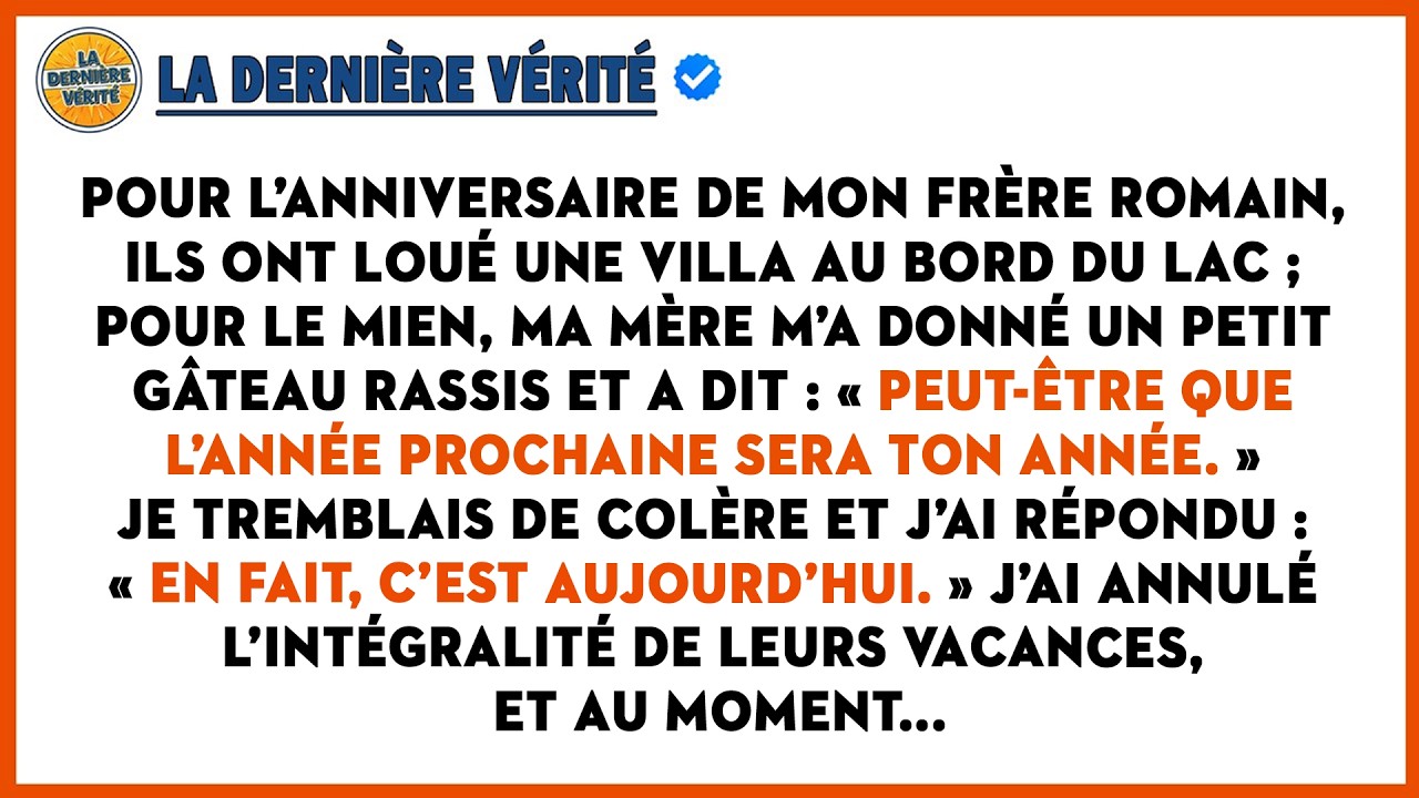 Ma Famille A Ignoré Mon Anniversaire : 
