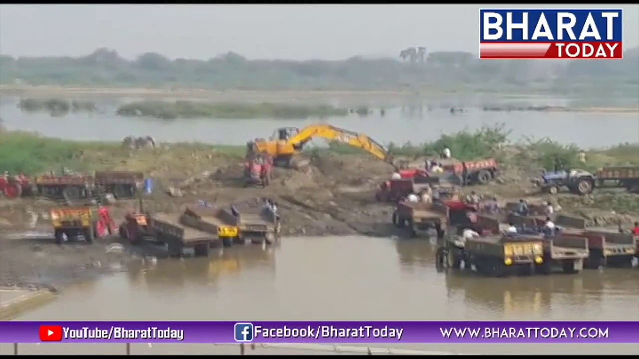 అధికార పార్టీ నేతల అక్రమ తవ్వకాలు | Illegal Sand Mining | Amaravati-Guntur District | Bharat Today