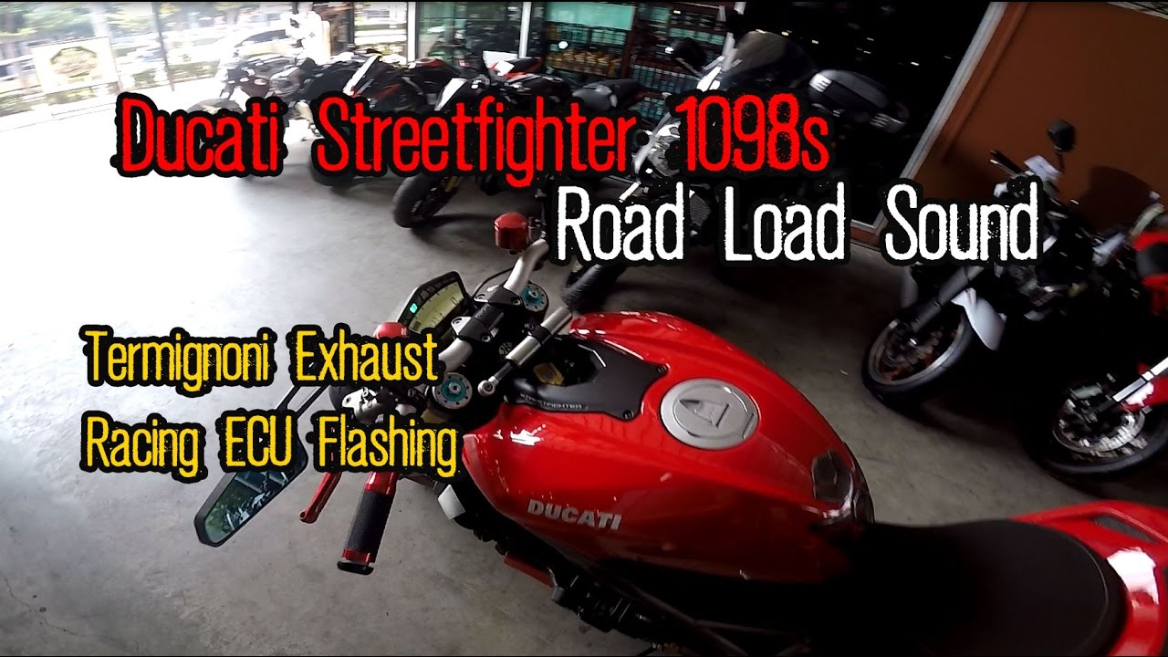 Ducati Streetfighter 1098s Termignoni Exhaust Sound Test Ride ep.13