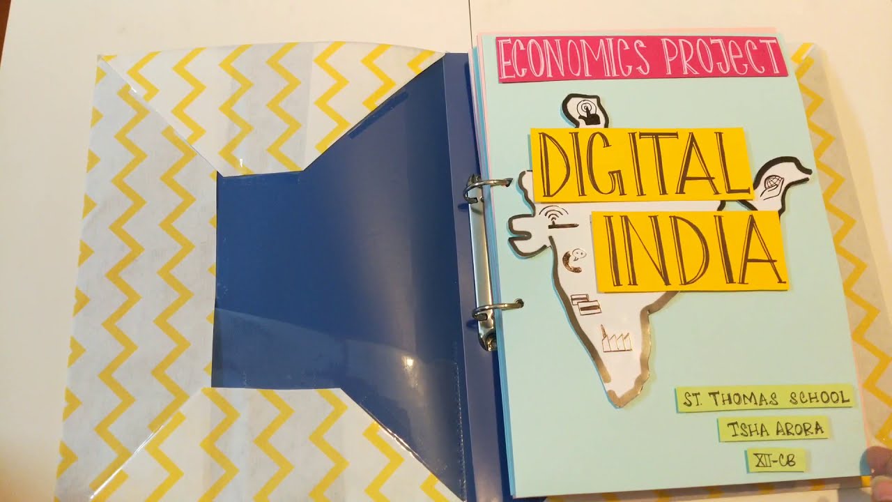 12th economics project - Digital India