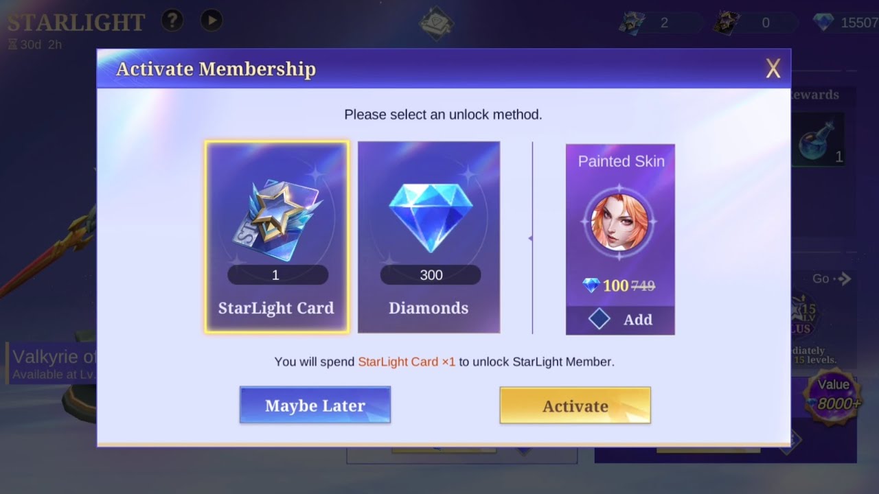 I DON'T NEED STARLIGHT MEMBERSHIP BUT STILL I'M BUYING IT! WASTE OF DIAMONDS!