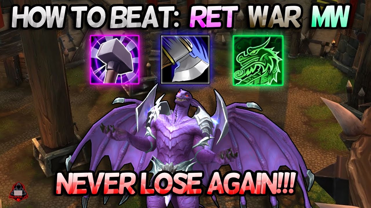 How to BEAT Ret War Mistweaver! 3v3 VOD Replays + Commentary with INSANE 2V3! | WoW PvP Patch 10.2.7
