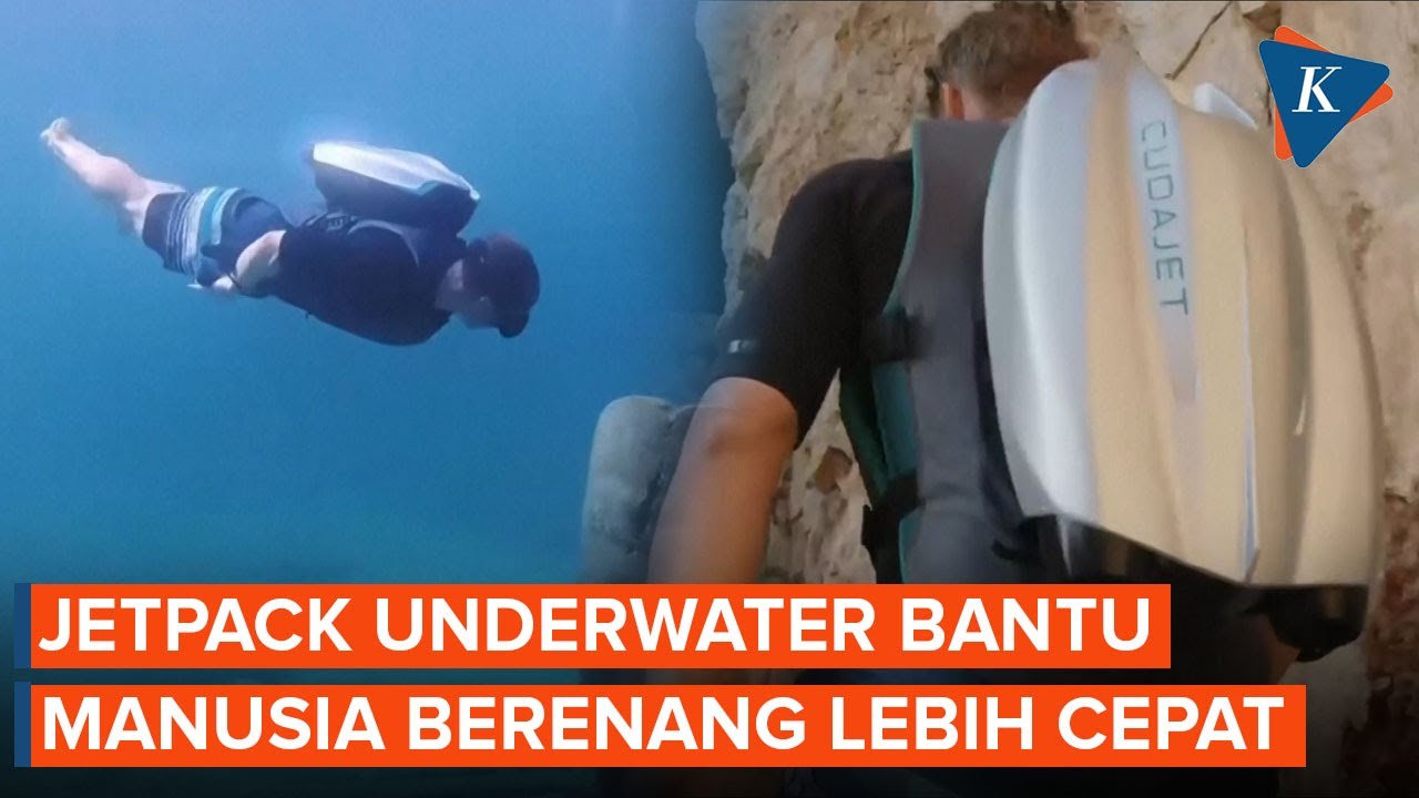 Meluncur 3 Meter per Detik dengan Jetpack Bawah Air Pertama di Dunia!
