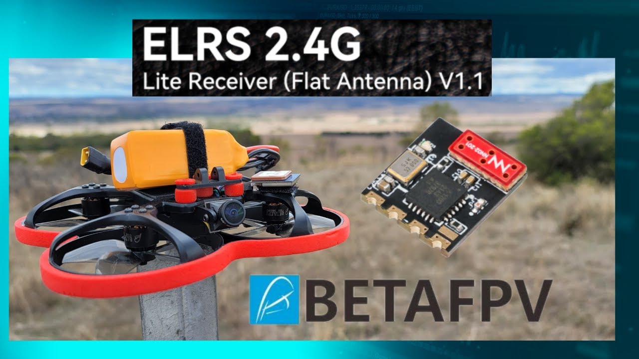 BetaFPV 95x ELRS Lite Receiver FLAT Antenna V1.1  Range TESTED 🏆