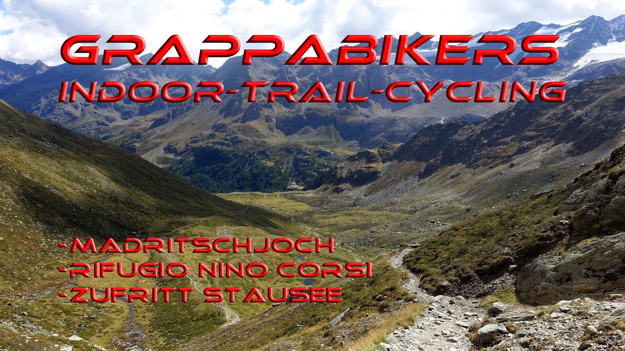 INDOOR TRAIL CYCLING Virtual Cycling Workout training MTB - 2022 Madritschjoch / Stilfs
