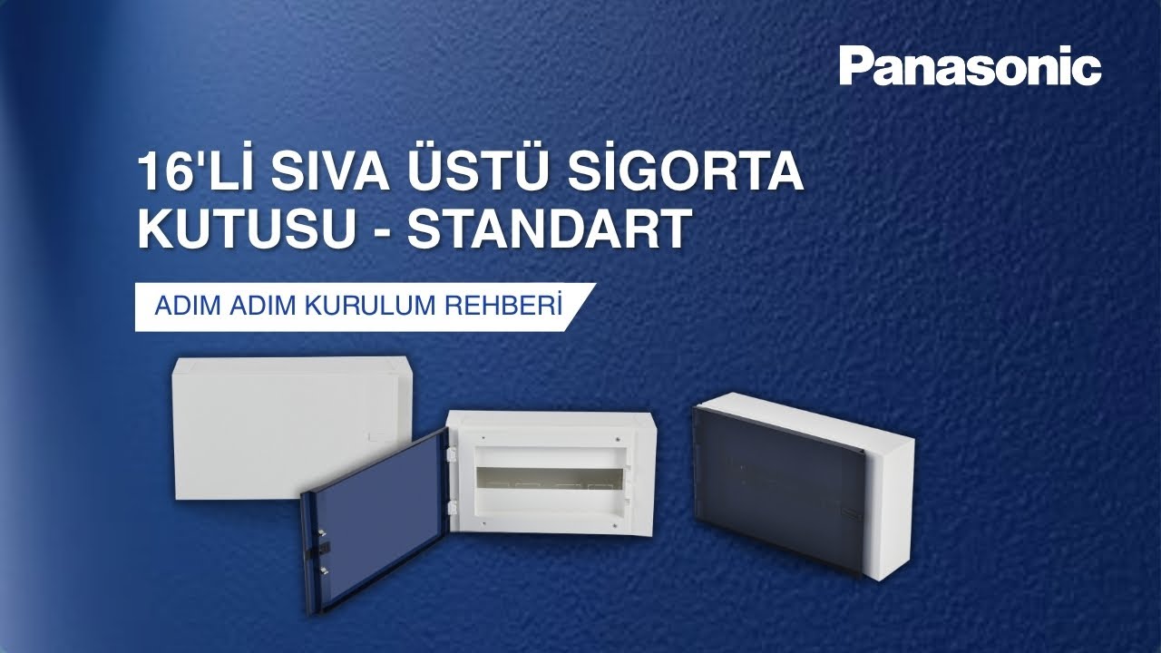 Modüler 16'lı Sıva Üstü Sigorta Kutusu - Standart | Montaj Rehberi