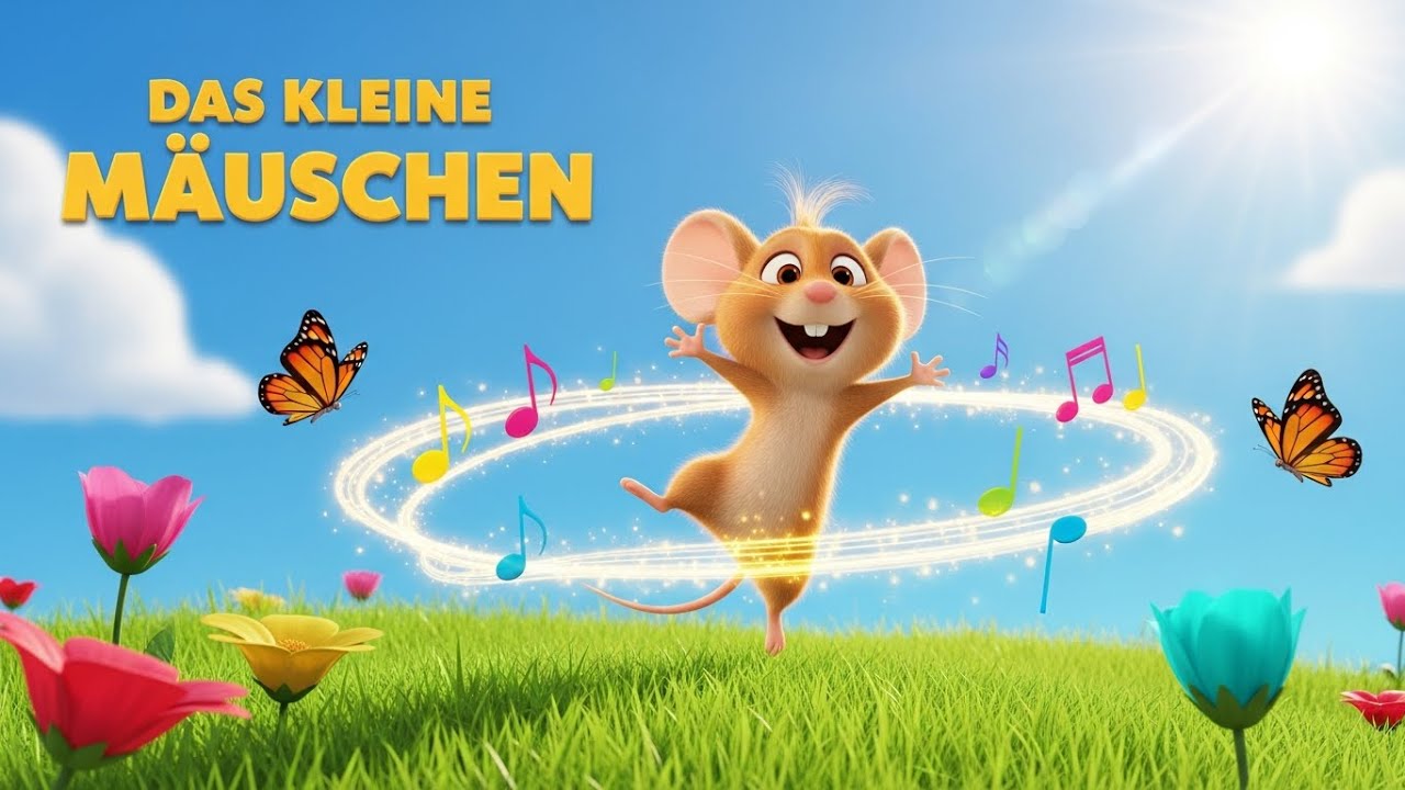 🐭🐱 Das kleine Mäuschen 🕳️🎶 | Fröhliches Kinderlied | Zauberliedchen