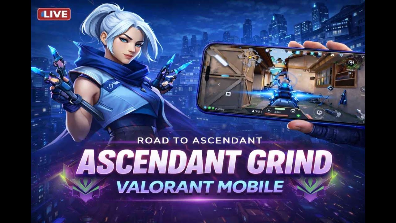 SERIOUS RANK PUSH TODAY 💀 | Valorant Mobile Live | #valorant #live