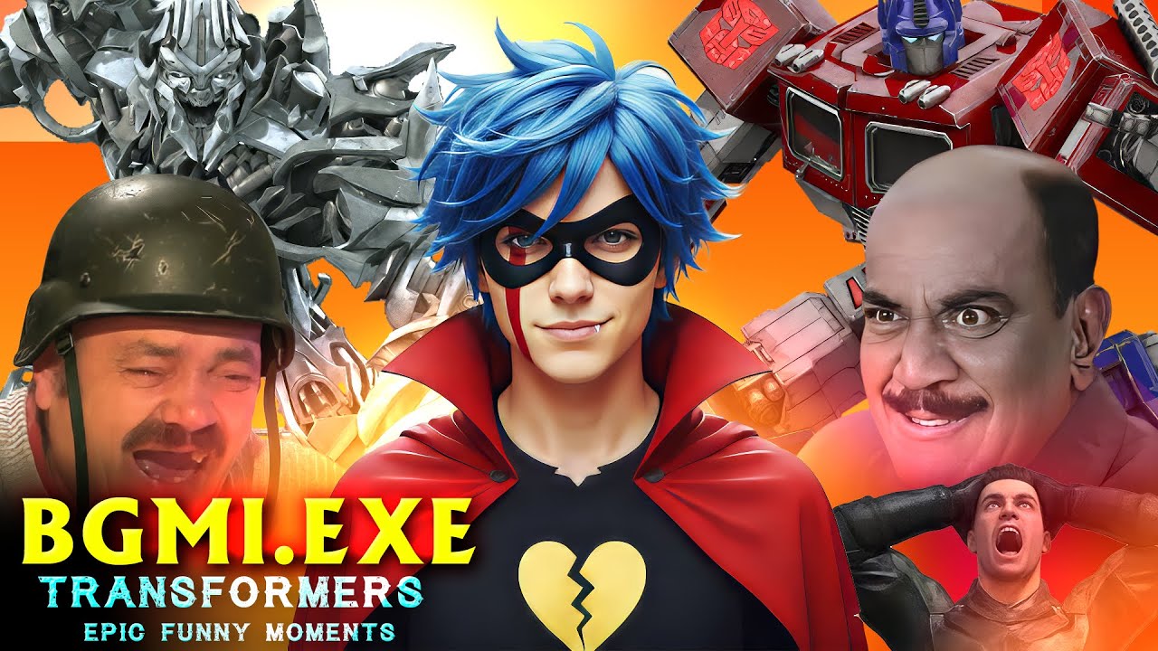 BGMI.EXE TRANSFORMERS - EPIC FUNNY MOMENTS! (BGMI 3.9 Update Chaos!) 🔥