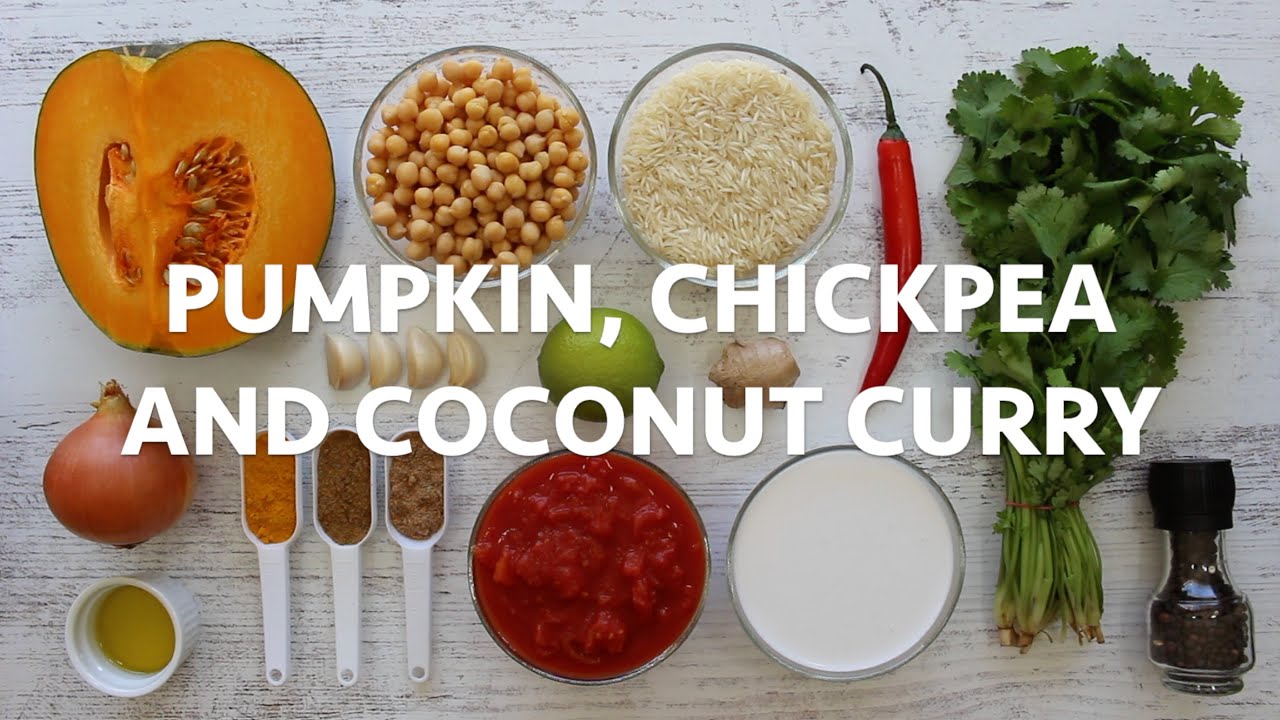 Boost your Recipes: Pumpkin, Chickpea and Coconut Curry