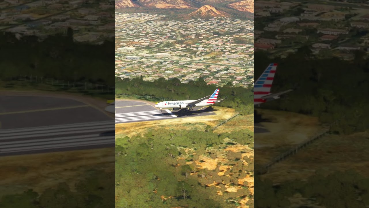American Airlines Hard Landing at Sedona Aiport #shorts