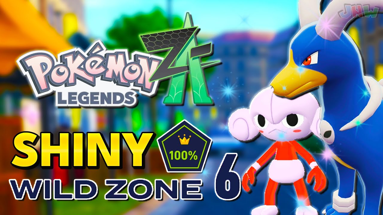 Как получить ВСЕХ БЛЕСТЯЩИХ ПОКЕМОНОВ ДИКОЙ ЗОНЫ 6 в Legends Z-A