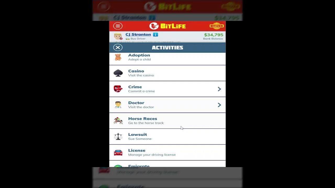 Bitlife video