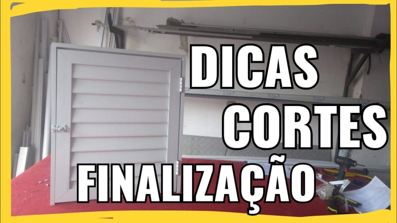 Como Fazer Porta Veneziana de Alumínio (PARTE 02)