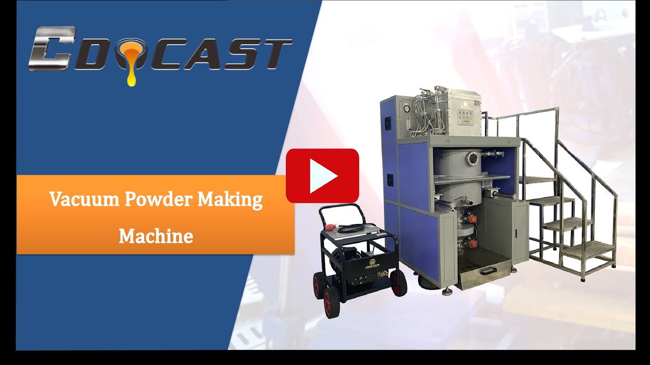 How to make steel iron copper alloy powder- vacuum powder making machine-water/Gas atomization