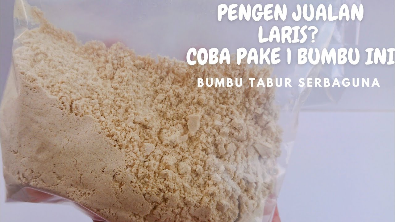 GUNAKAN 1 BUMBU INI UNTUK MEMBUAT JUALANMU MAKIN LARIS (BUMBU TABUR SERBAGUNA)