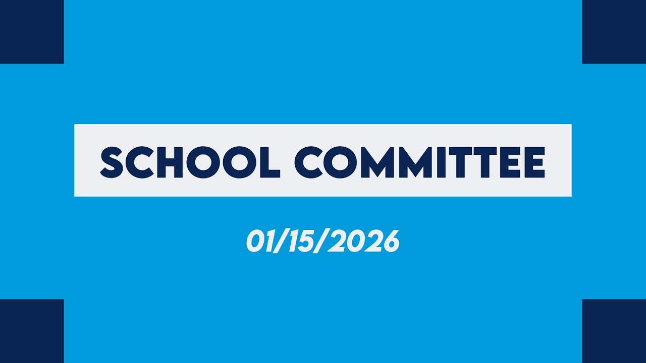 Medfield School Committee Meeting (01-15-2026)
