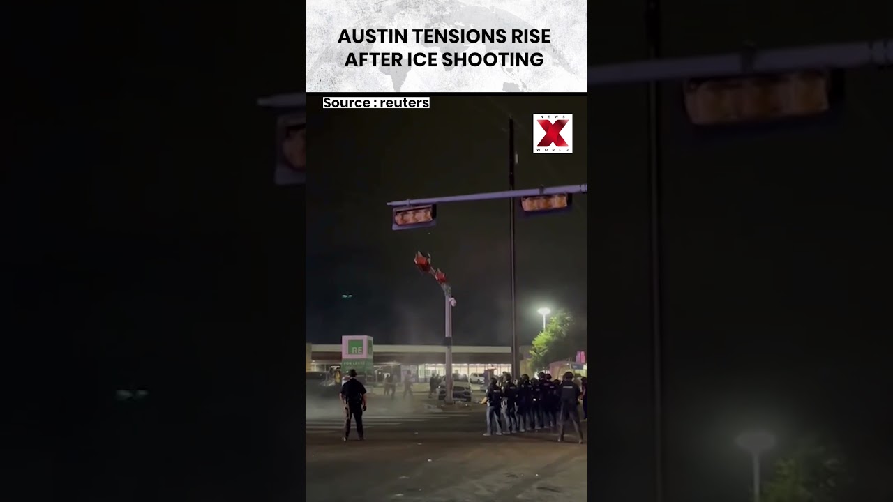 Tear Gas Fired as Austin Protesters Clash With Police After ICE Shooting | NewsX World
