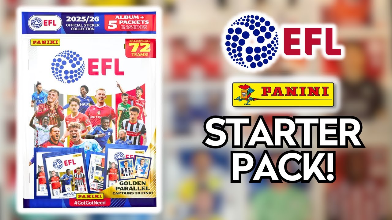 ОТКРЫТ НОВЫЙ СТАРТОВЫЙ ПАКЕТ НАКЛЕЕК EFL! | ОФИЦИАЛЬНАЯ КОЛЛЕКЦИЯ НАКЛЕЕК PANINI EFL 2025/26