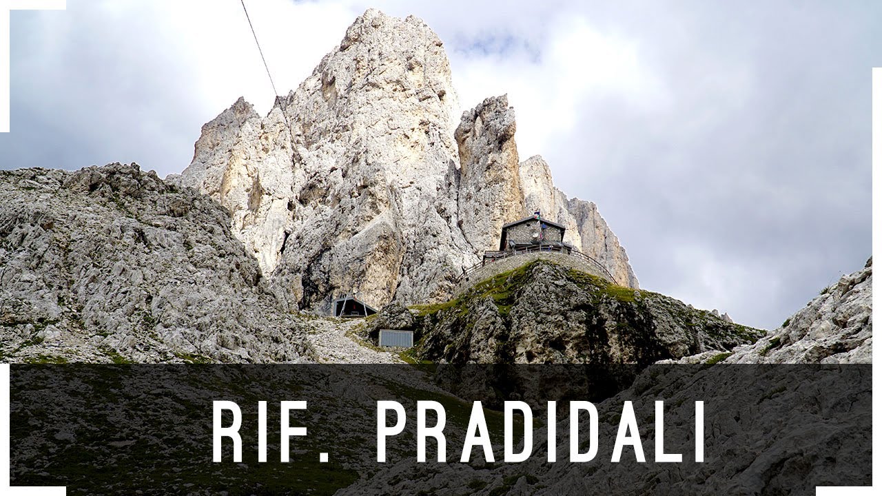 Rifugio PRADIDALI e Ghiacciaio FRADUSTA - In un mare di roccia
