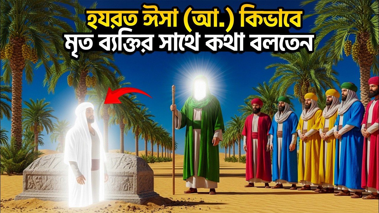 কবরে থাকা মৃত ব্যক্তির সাথে যেভাবে কথা বলতেন ঈসা নবী | ঈসা আঃ এর জীবনী | ইসলামিক কাহিনি |