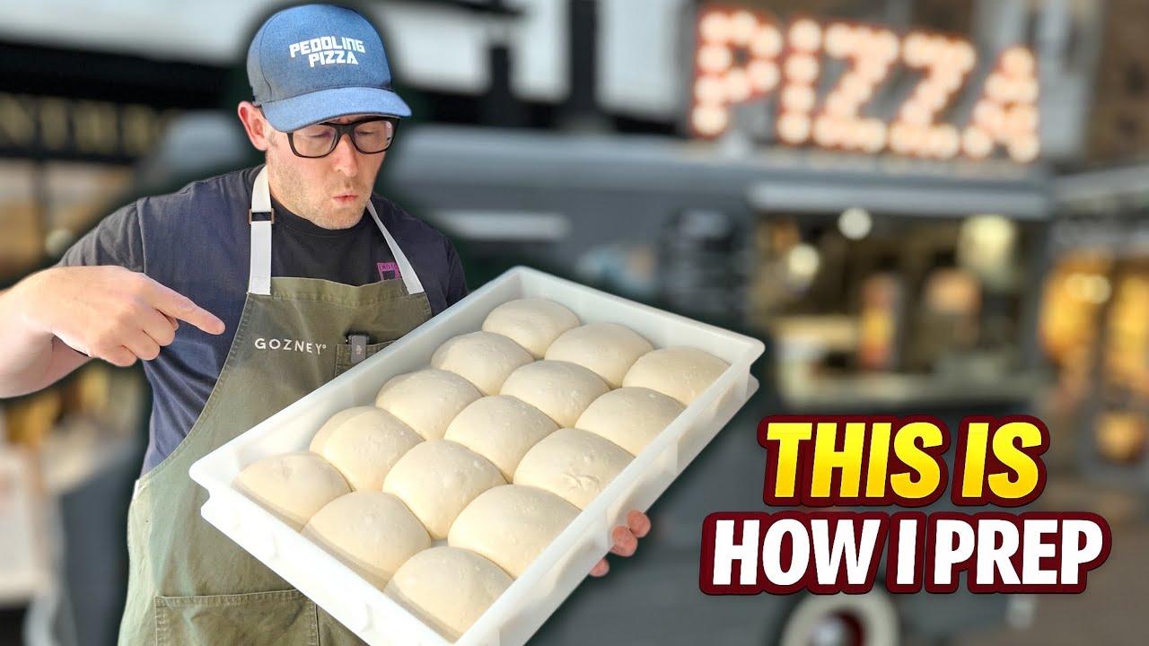 Prepping 90 Dough balls for a day selling pizza