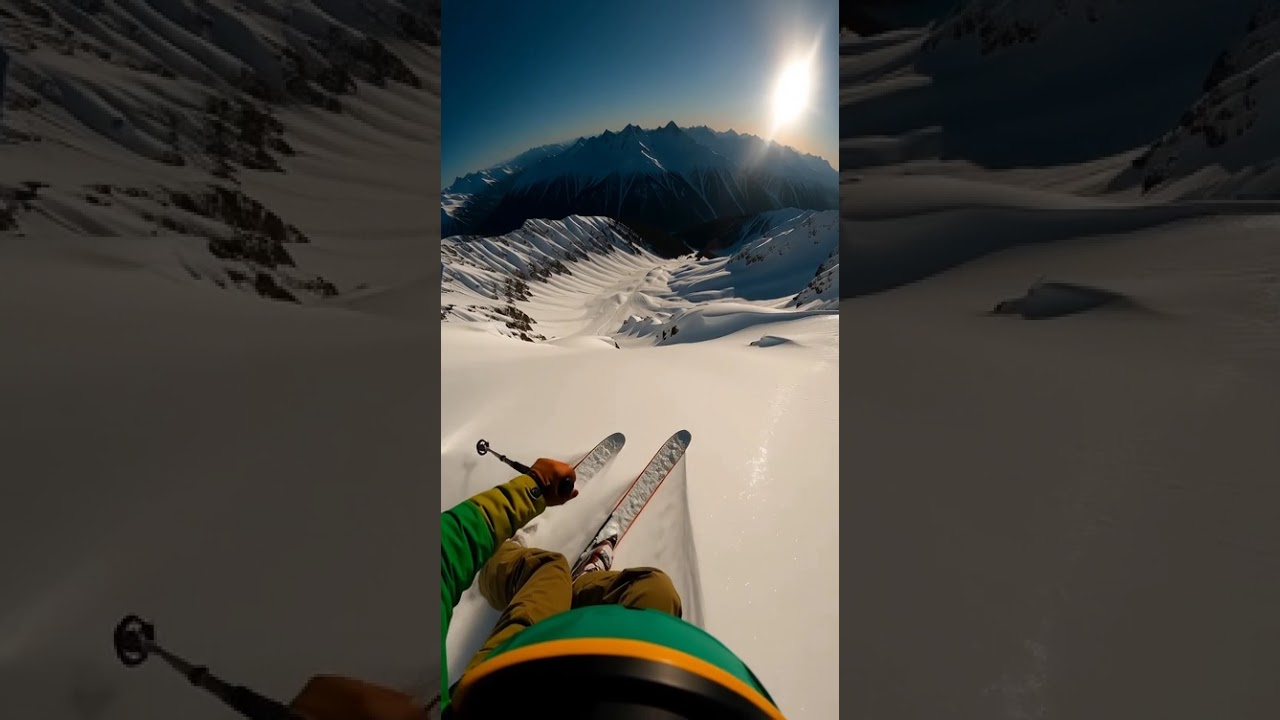 Desci Essa Montanha de Esqui ⛷️❄️