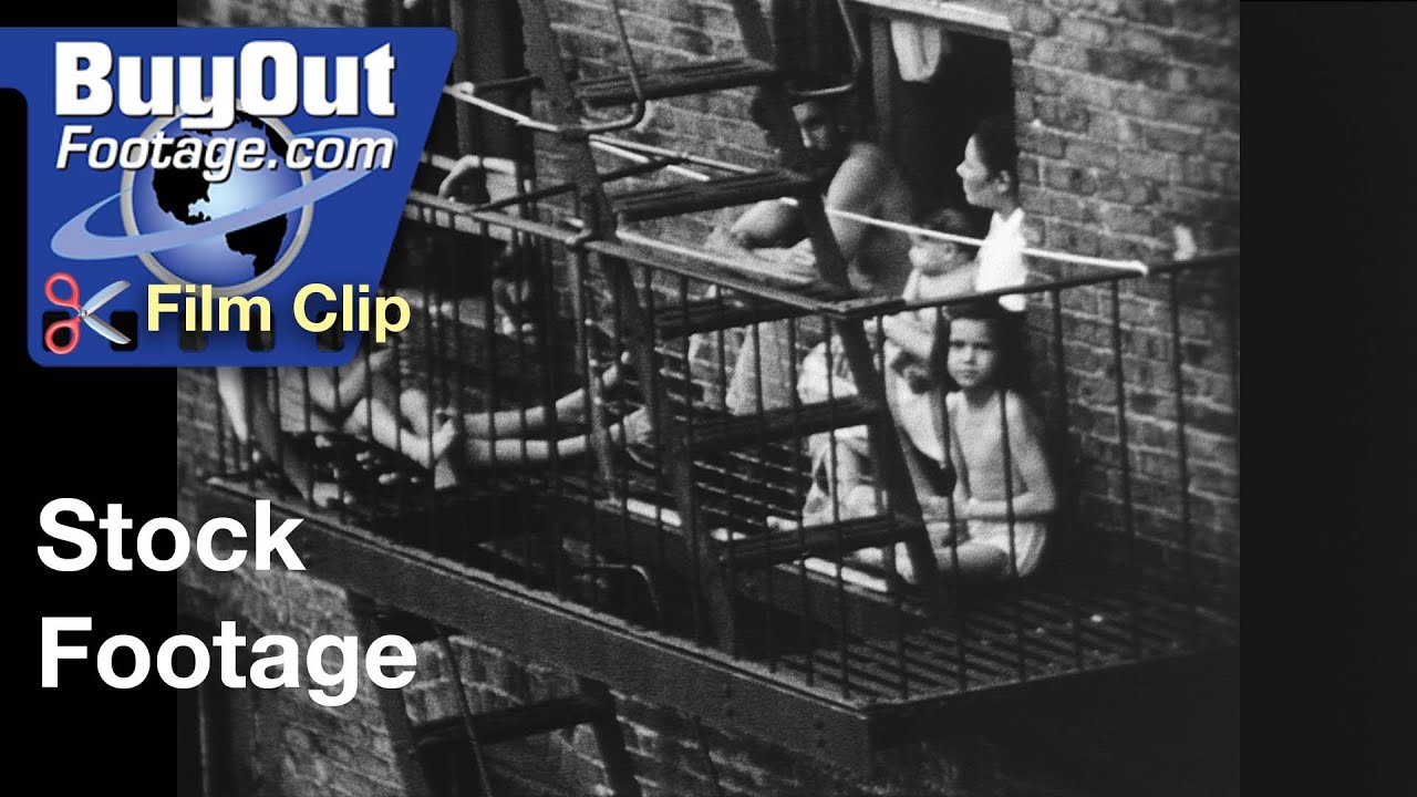 Life in the Tenements South Bronx 1965 | Fire Escapes | Film Clip #shorts