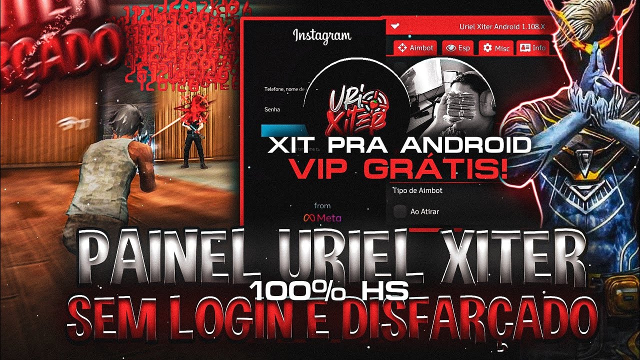 Saiu! ☠️ PAINEL URIEL XITER 100% FULL VERMELHO pra [ ANDROID ] + TUTORIAL DE INSTALAÇÃO 📲 Vip grátis