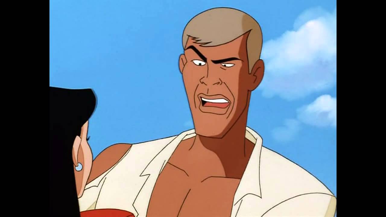 Metallo kisses Lois Lane - Superman The Animated Series