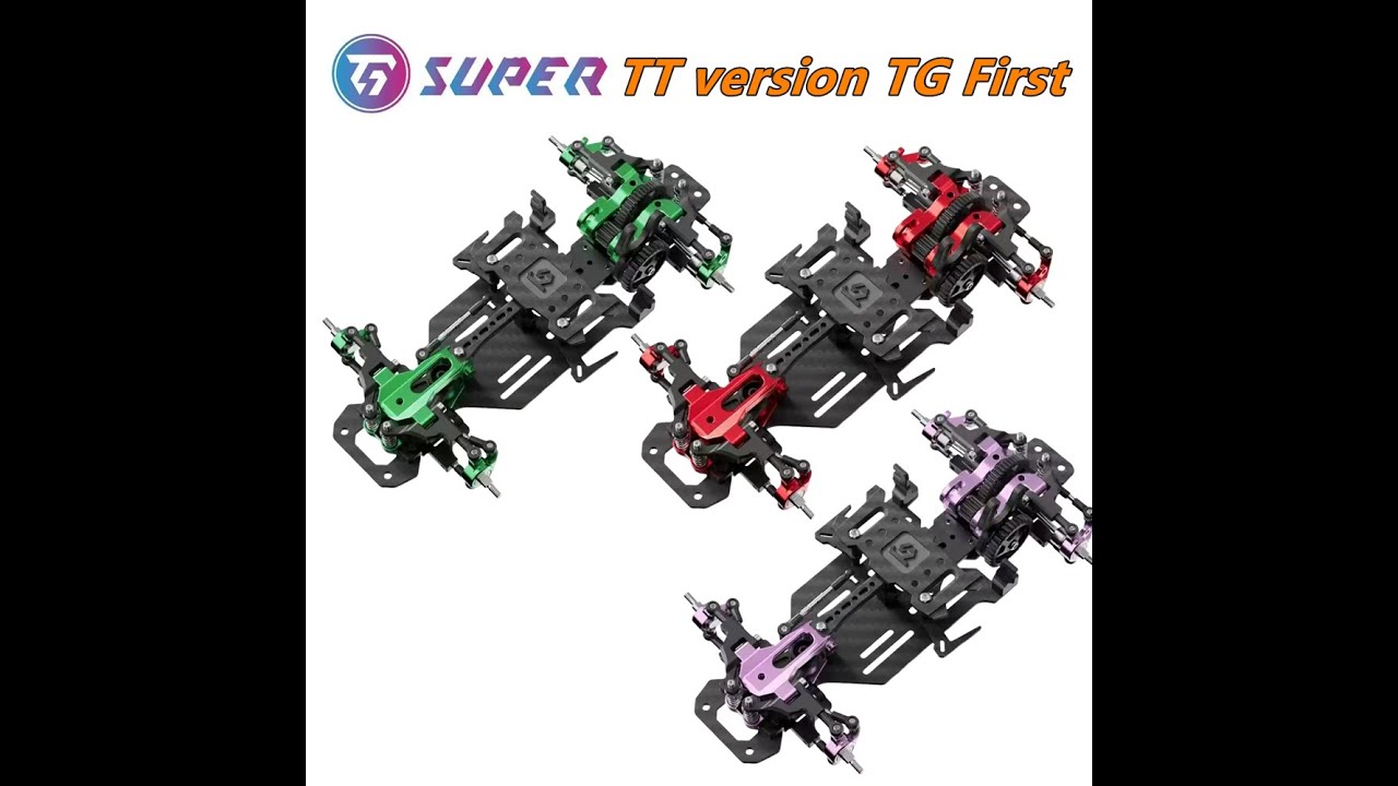 TG RACING Super 1/24 & 1/28 TT Version – TG First RWD Drift Car Chassis KIT (Without Electronics)