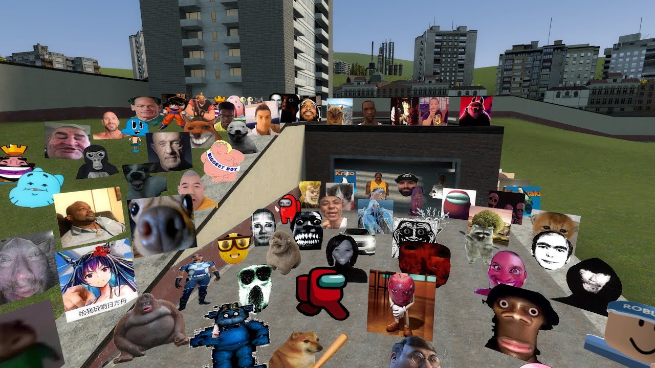Nico's Nextbots Vs Me in Construct Gmod !!!