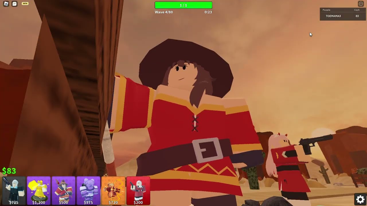 Arena: Tower Defense | Roblox | Wild West master (Gold border for gunslinger)