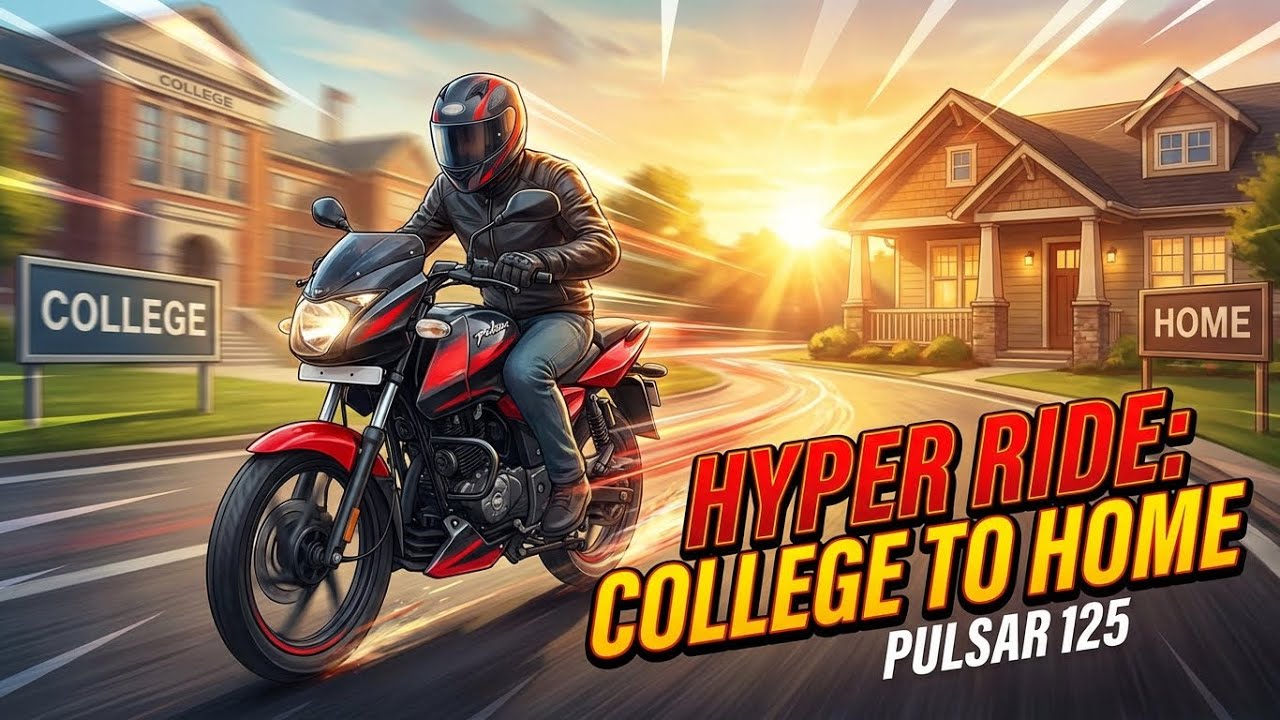 College to Home | Hyper Ride Vlog | This Hyper Ride from College to Home Was Wild 😳